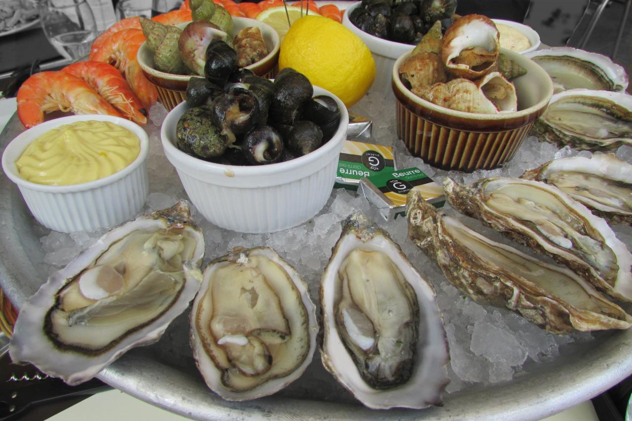 Plate of seafood for 2 people