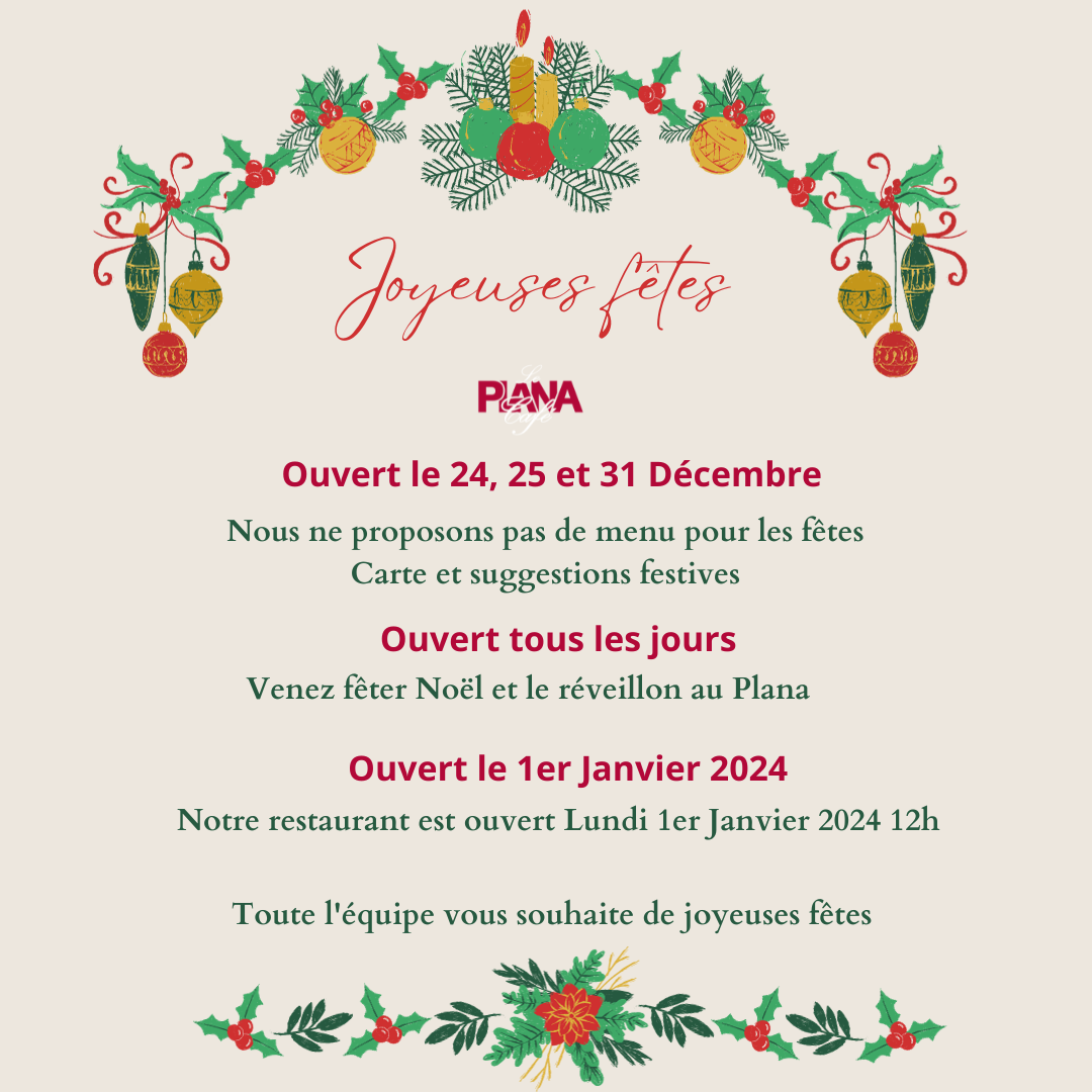 Fêtes de fin d année 2023